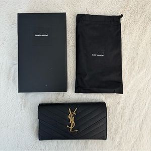 YSL Saint Laurent - Cassandre Matelassé Large Flap Wallet - Envelope Wallet
